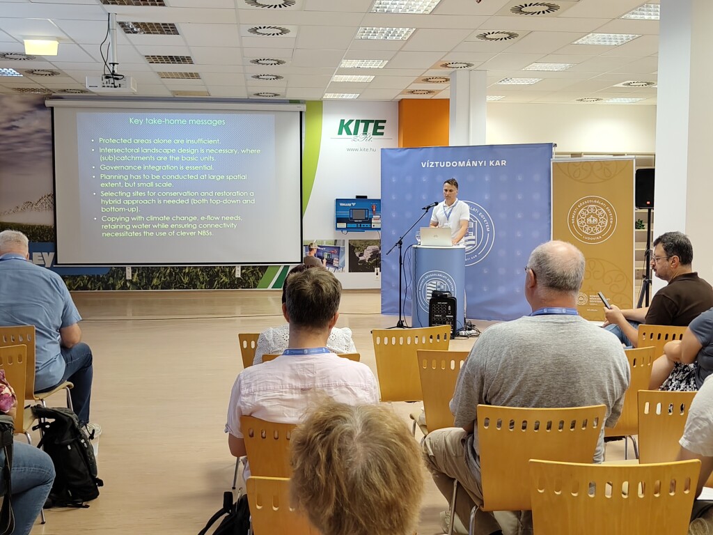 Scientific presentation on river restoration and landscape planning at the IAD Conference 2026 in Baja, Hungary.